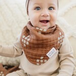 Mebie Baby Bib - Chestnut Textiles Triangle