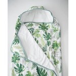 Little Unicorn Big Kid Hooded Towel - Tropical Leaf x