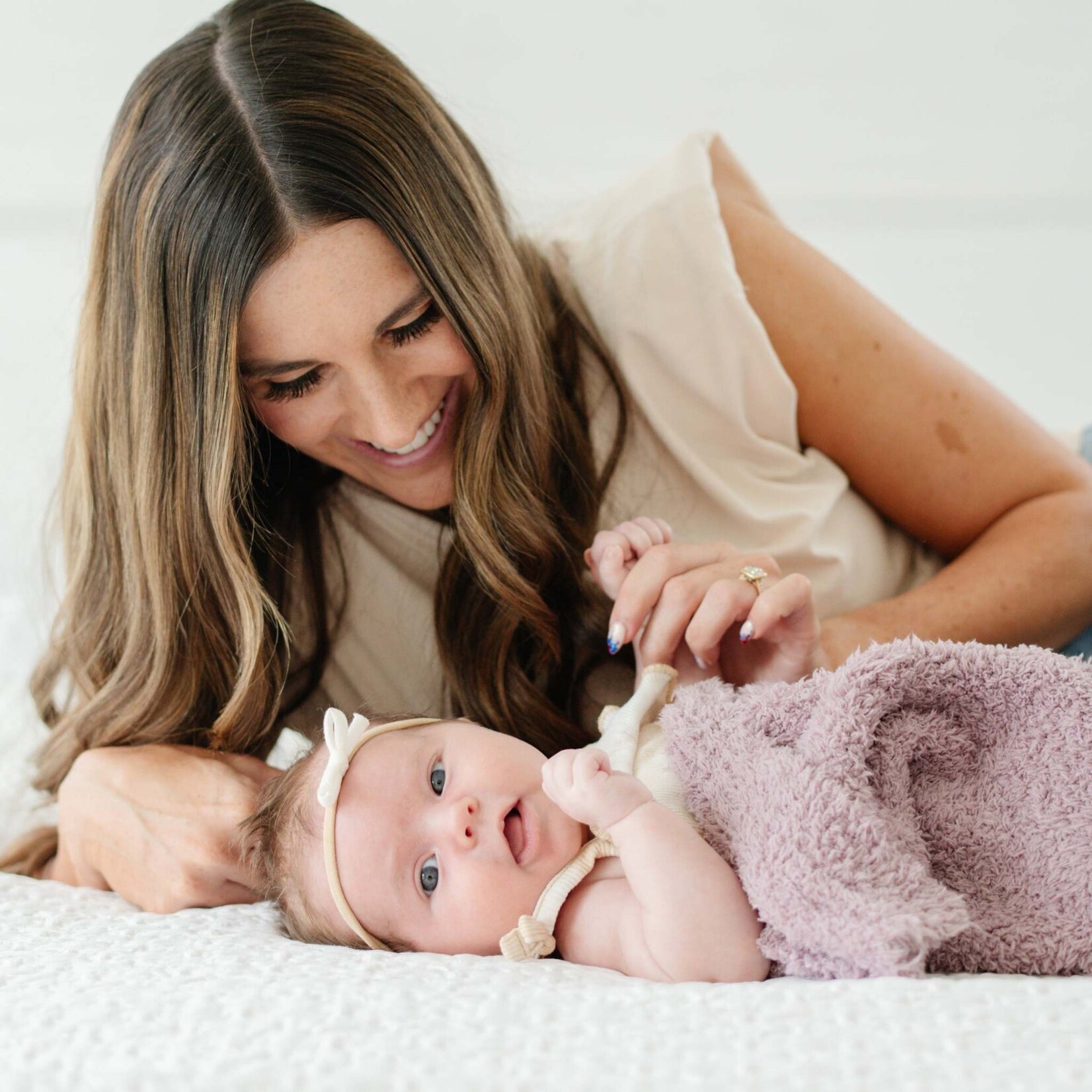 Saranoni Mini Blanket Bamboni - Woodrose