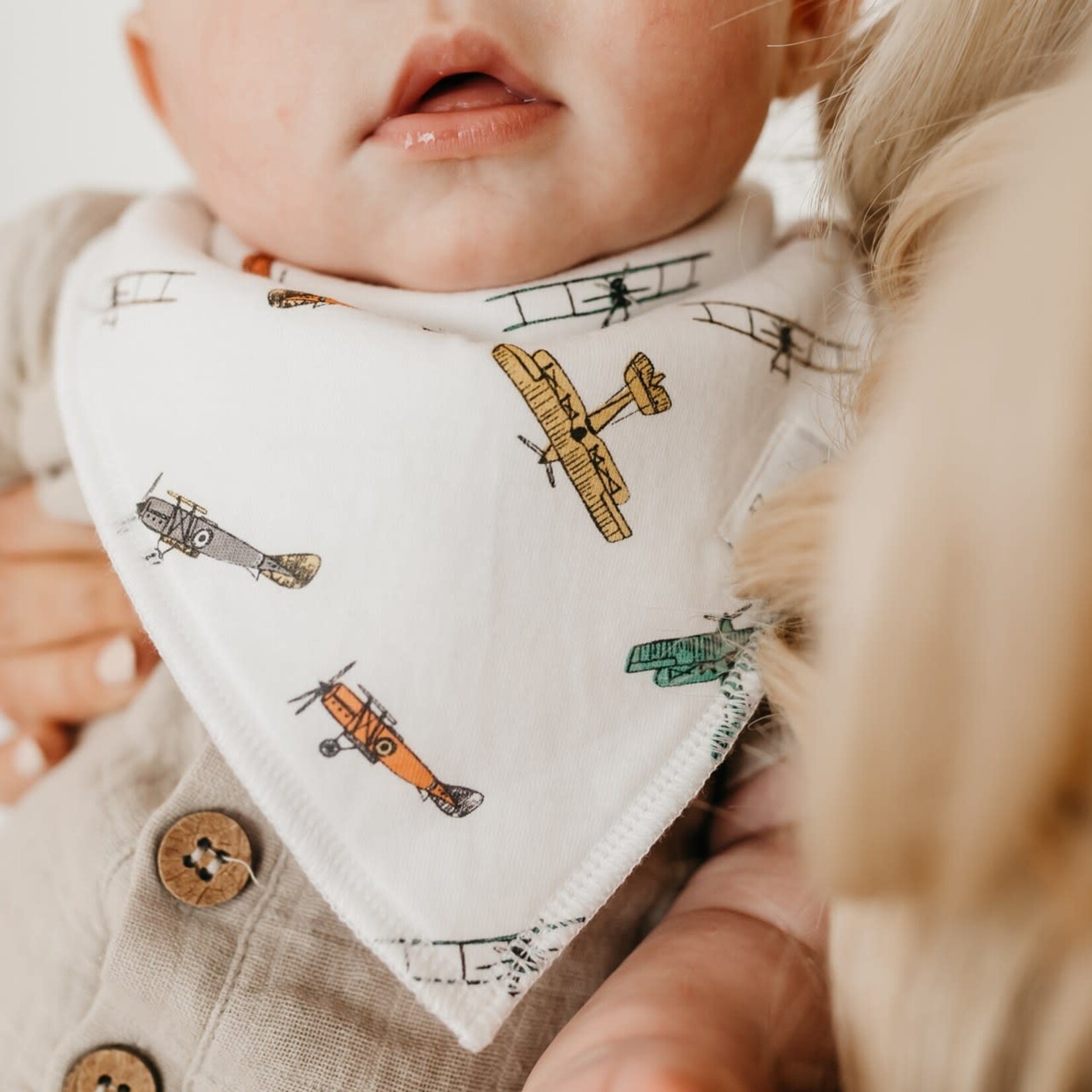 Copper Pearl Baby Bandana Bibs - Ace Set - 4 pack