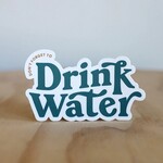Kicks and Giggles Sticker - Drink Water
