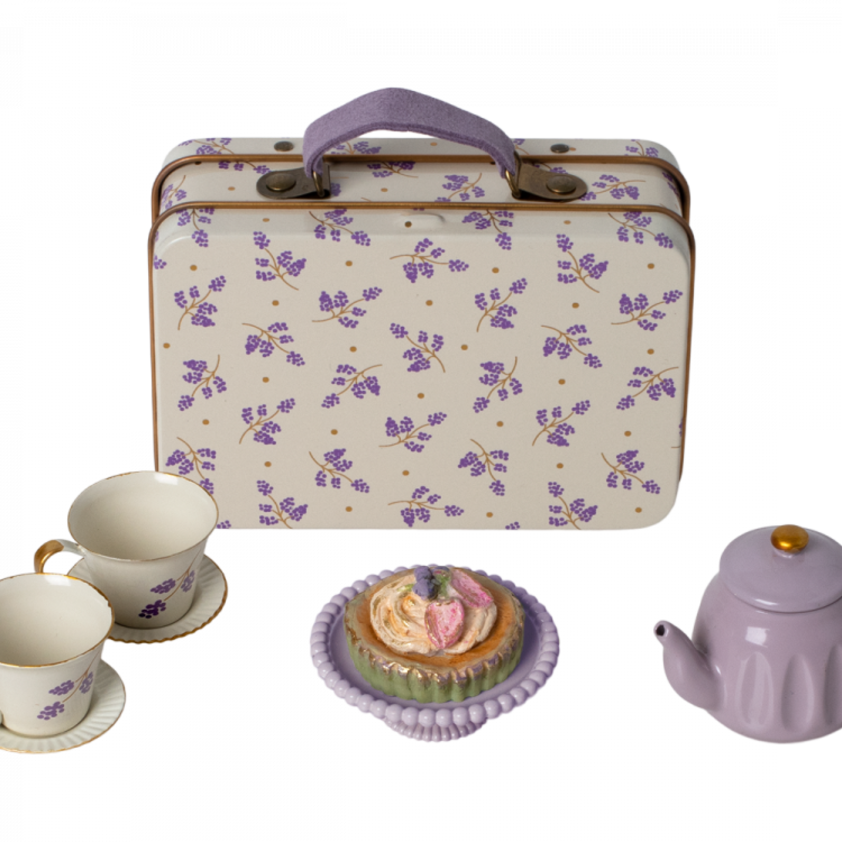 Maileg Afternoon Treat, Mouse | Purple Madelaine