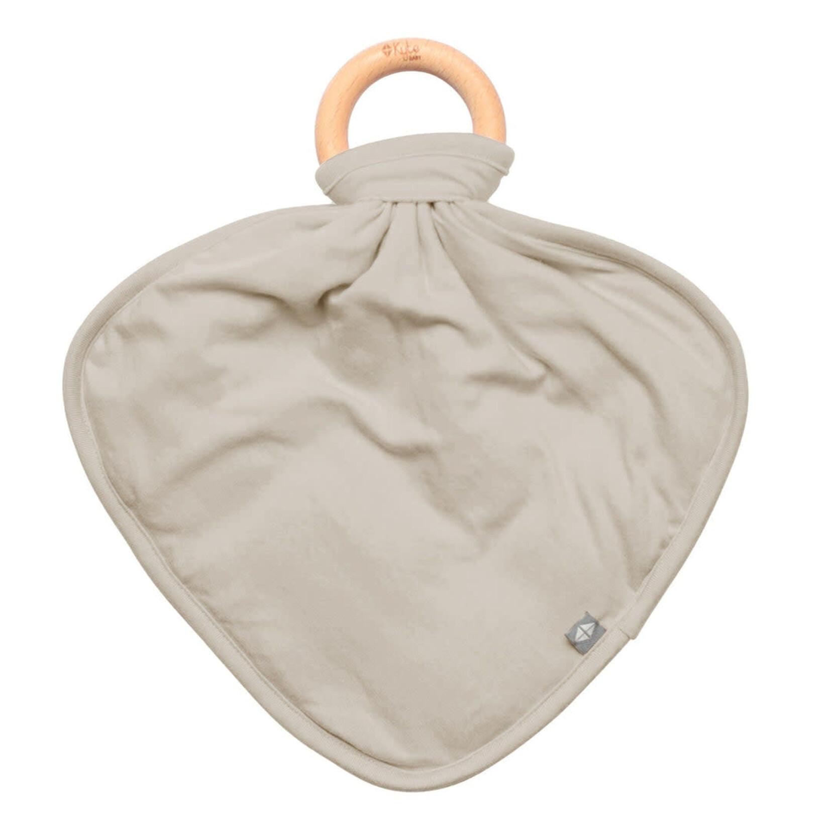 Kyte Baby Lovey Khaki with Removable Wooden Teething Ring