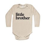 Gladfolk Little Brother Bodysuit - LS - Cream