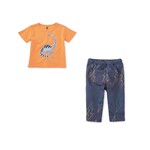 Tea Collection Dino Tee  + Lightning Bolt Pant