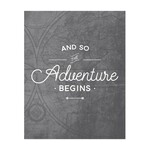 Kicks and Giggles Art Print - And So the Adventure Begins