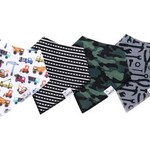 Copper Pearl Baby Bandana Bibs - Diesel Set - 4 pack