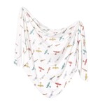 Copper Pearl Knit Swaddle Blanket - Ace