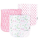 Copper Pearl Burp Cloths (3 pack) - Claire