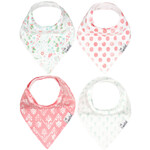 Copper Pearl Bibs - Claire Set - 4 pack - pinks