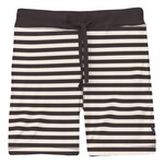 Print Lightweight Drawstring Shorts in Jailhouse Rock Stripe