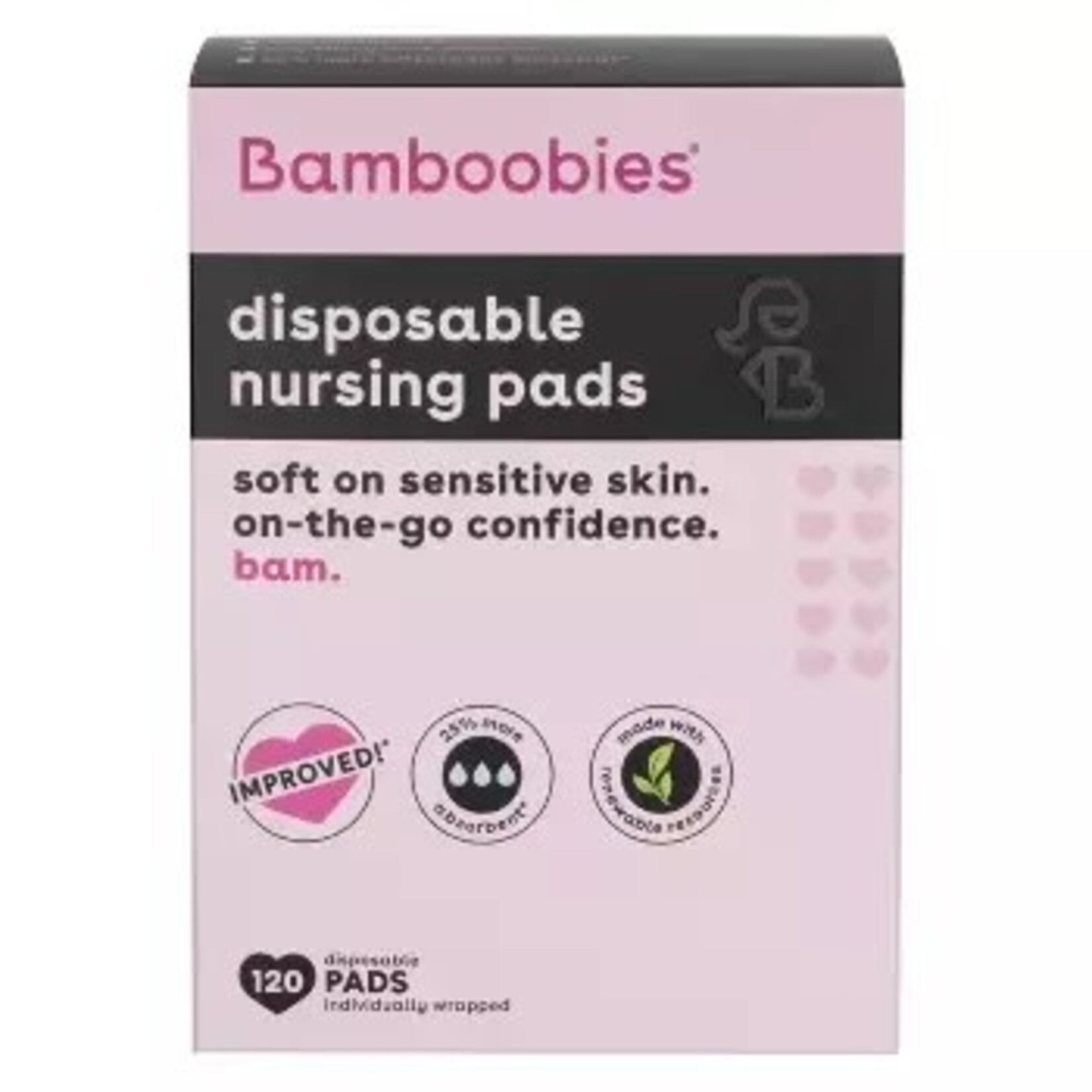 Bamboobies Disposable Nursing Pads - 120 pads