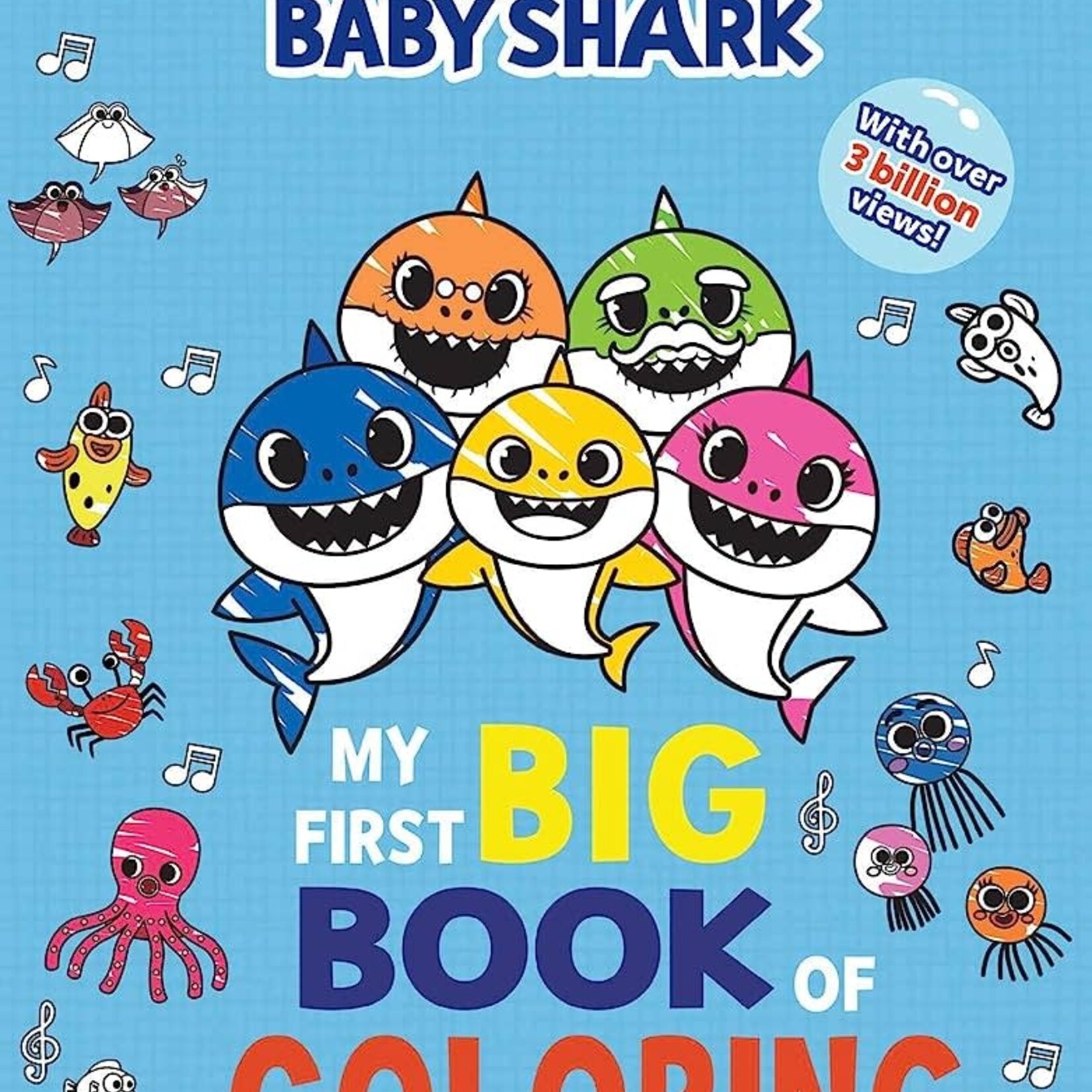 Simon and Schuster My First Big Book of Coloring: Baby Shark