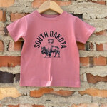 South Dakota Toddler Tee - Mauve