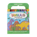 Ooly Carry Along Crayon & Coloring Book Kit - Dinoland