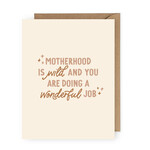 Kicks and Giggles Greeting Card Motherhood is Wild