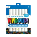 Ooly Vivid Pop! Water-Based Paint Markers (Set of 8 Colors)