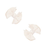 Baby Bling Bows 2PK BABY FAB CLIPS: oatmeal