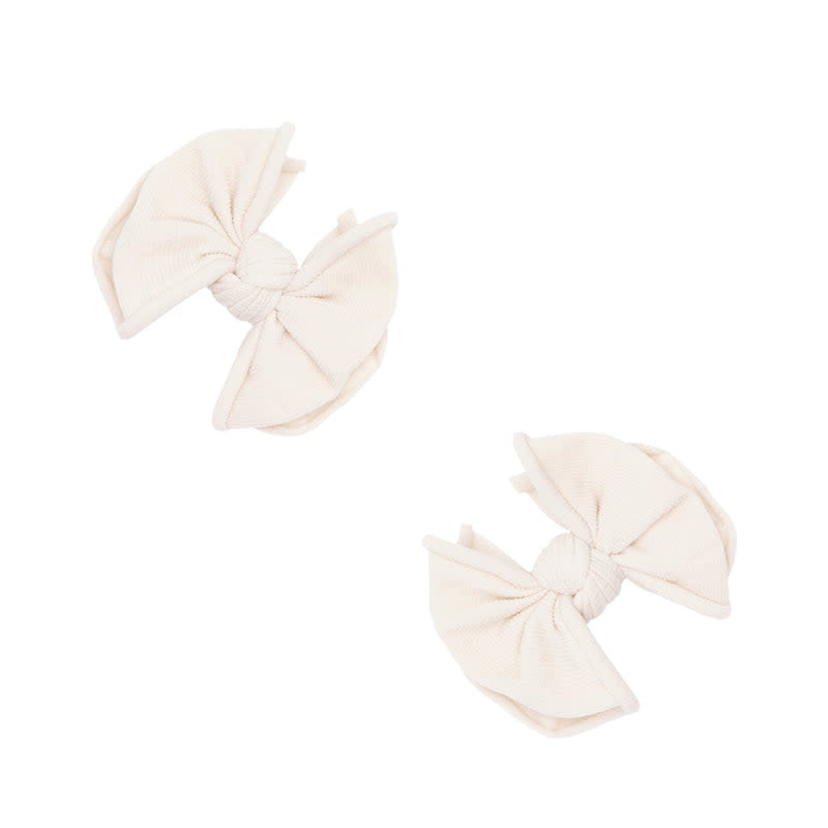 Baby Bling Bows 2PK Baby FAB Clips: Oatmeal