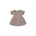 Quincy Mae Brielle Dress - Plum Gingham