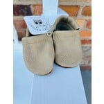 Starry Knight Design Leather Baby Moccasin French Vanilla