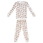 Copper Pearl 2pc Long Sleeve Pajama Set - Blitz Football x