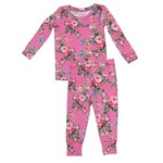 Angel Dear Bamboo Loungewear Set Toddler - Pink Floral