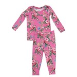 Angel Dear Bamboo Loungewear Set Baby - Pink Floral