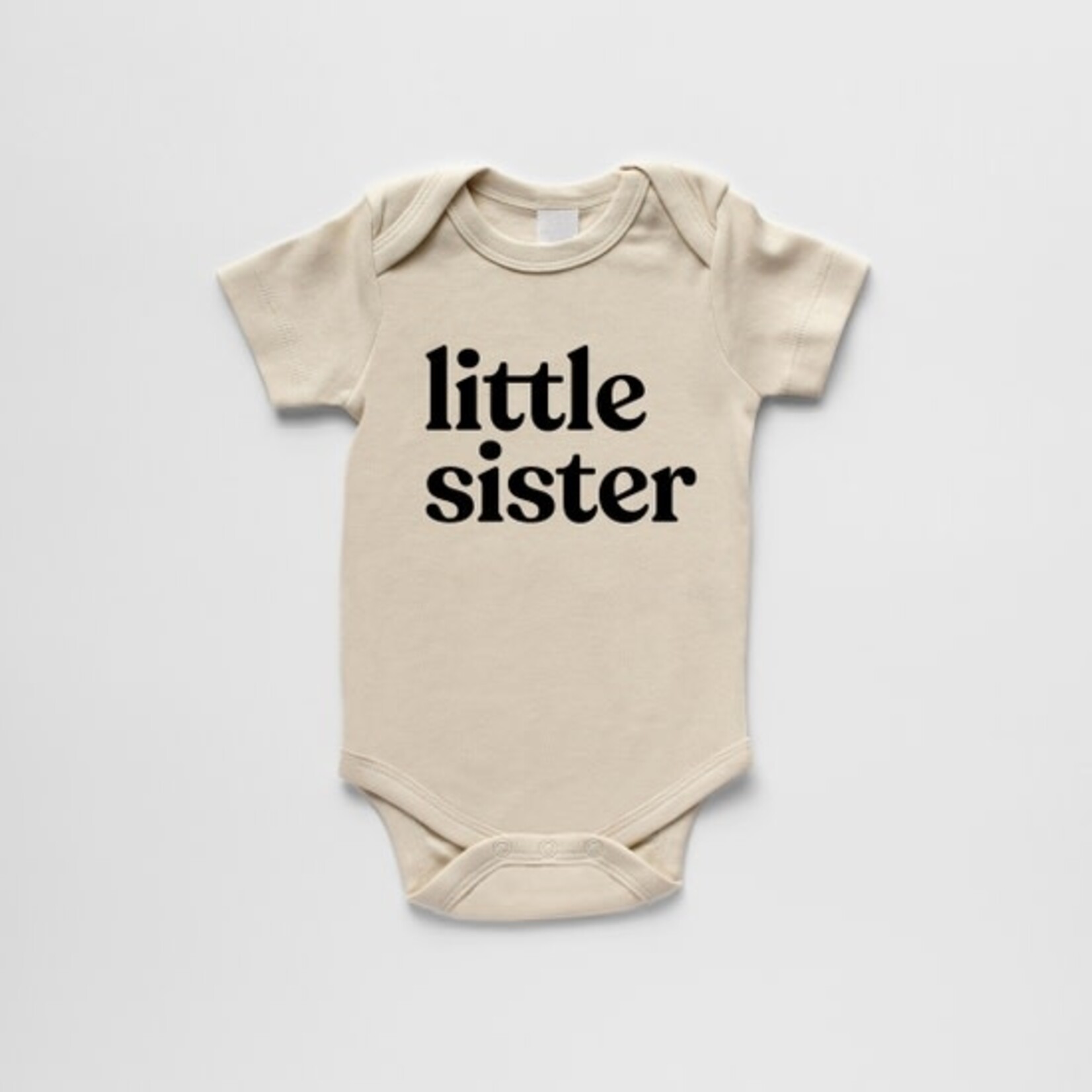 Gladfolk Little Sister Baby Bodysuit LS - Cream