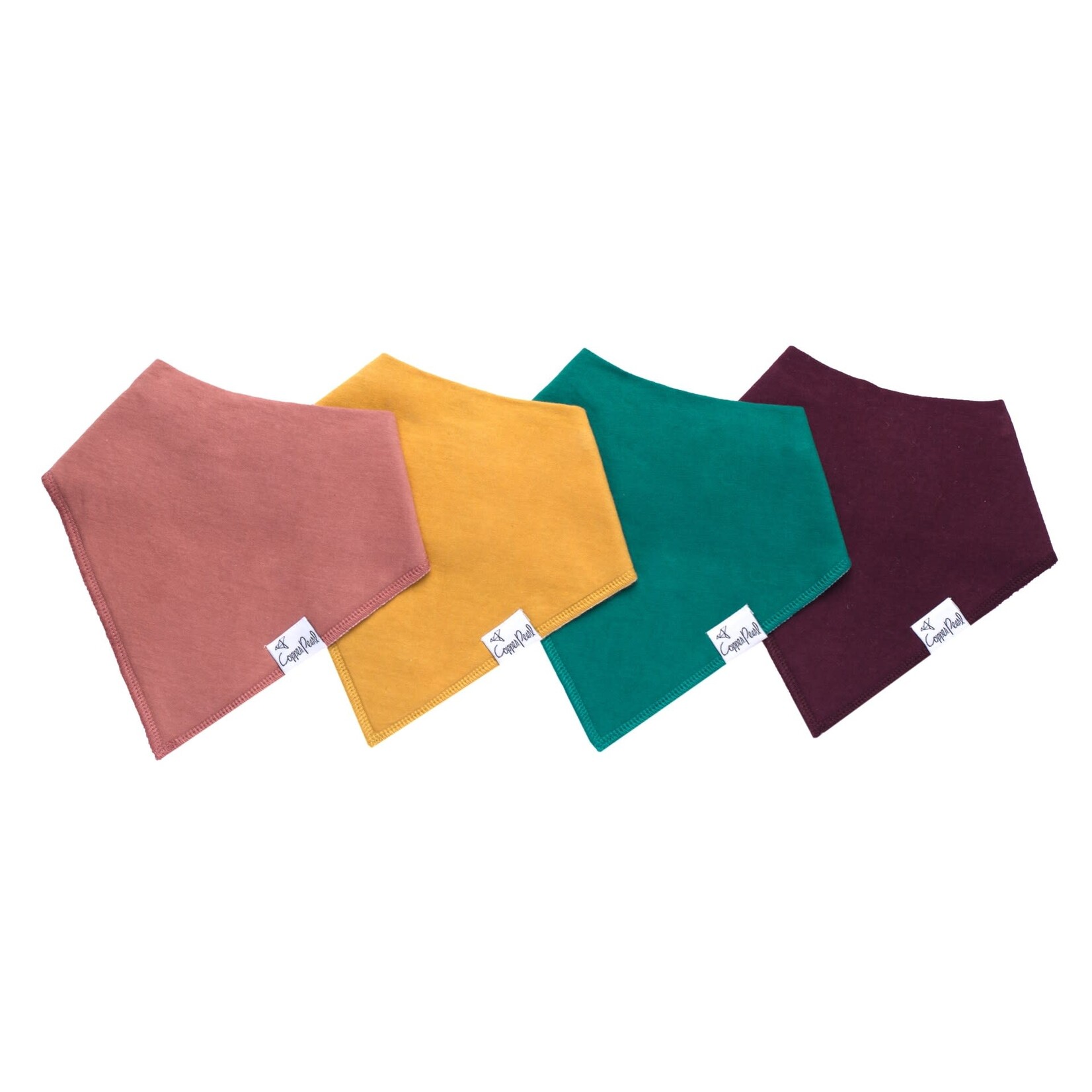 Copper Pearl Bibs - Jade Set - 4 pack