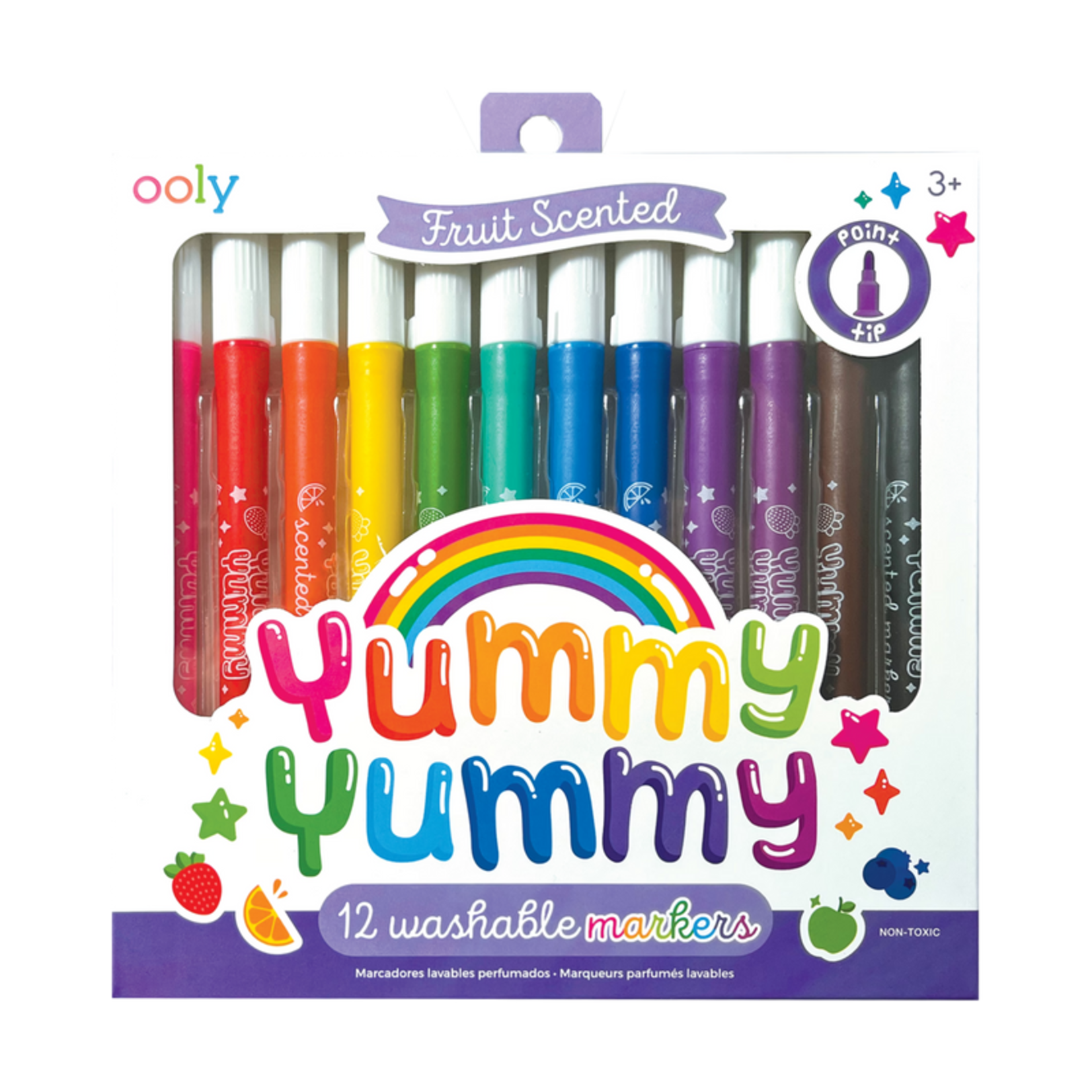 Yummy Yummy Scented Markers - Set of 12 - Kicks and Giggles