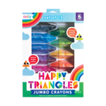 Ooly Happy Triangles Jumbo Crayons - Set of 12