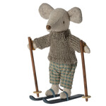 Maileg Winter Mouse With Ski Set, Big Brother