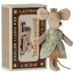 Maileg Princess Mouse, Little Sister in Matchbox