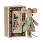 Maileg Princess Mouse, Little Sister in Matchbox