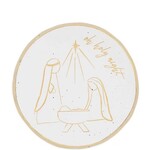 Gold Nativity Platter
