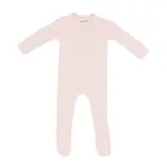 Kyte Baby Zippered Footie in Blush Ribbed