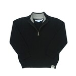 RuggedButts Black Quarter Zip Sweater - Baby