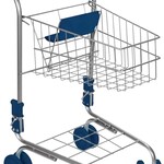 Toysmith Miniature Shopping Cart