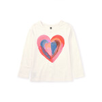 Tea Collection Painted Heart Graphic Tee