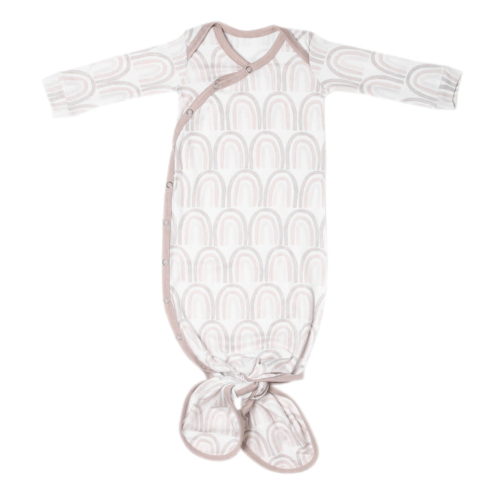 Copper Pearl Newborn Knotted Gown - Bliss