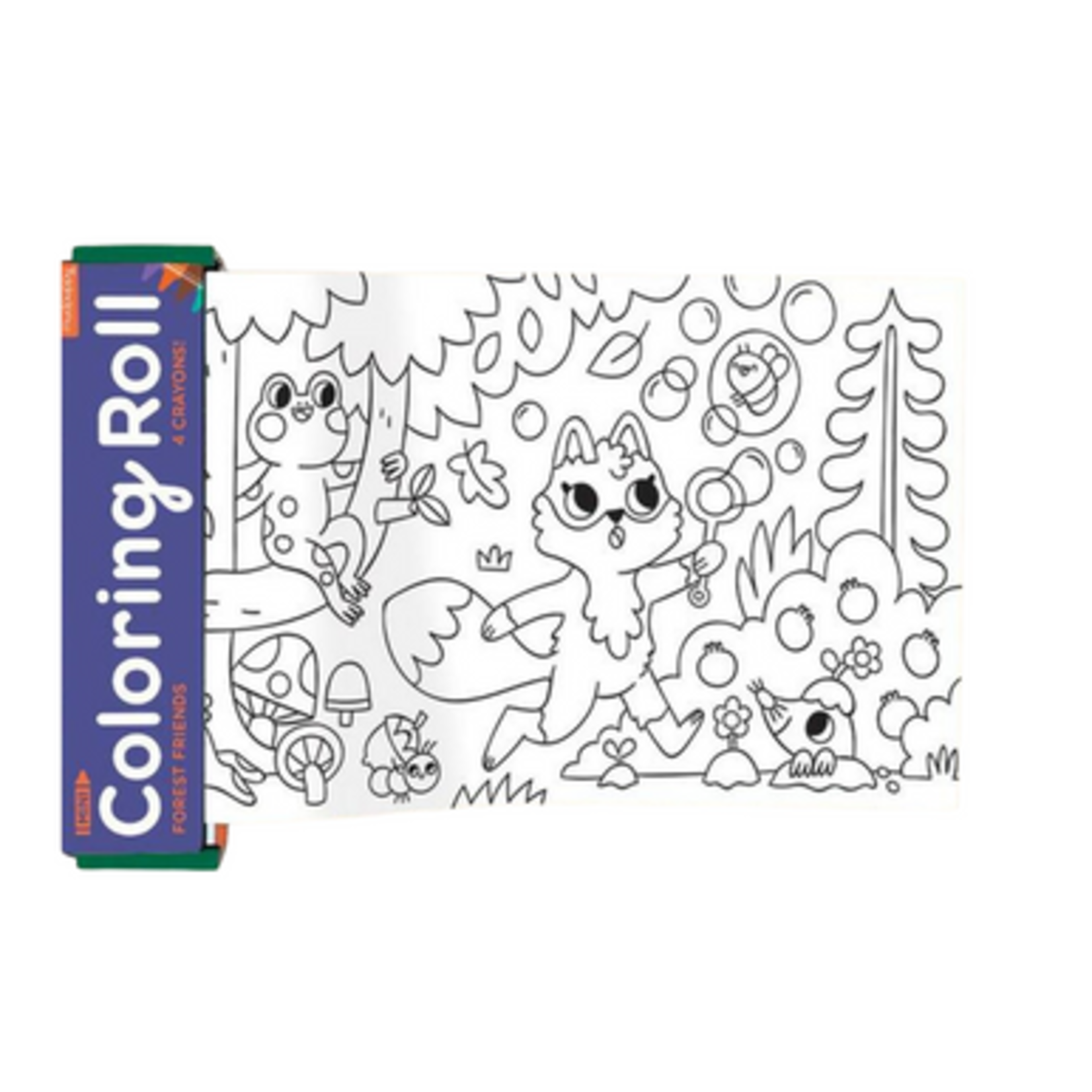 Hachette Book Group Forest Friends Mini Coloring Roll