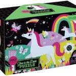 Hachette Book Group Unicorns Glow in Dark Puzzle 100 pc