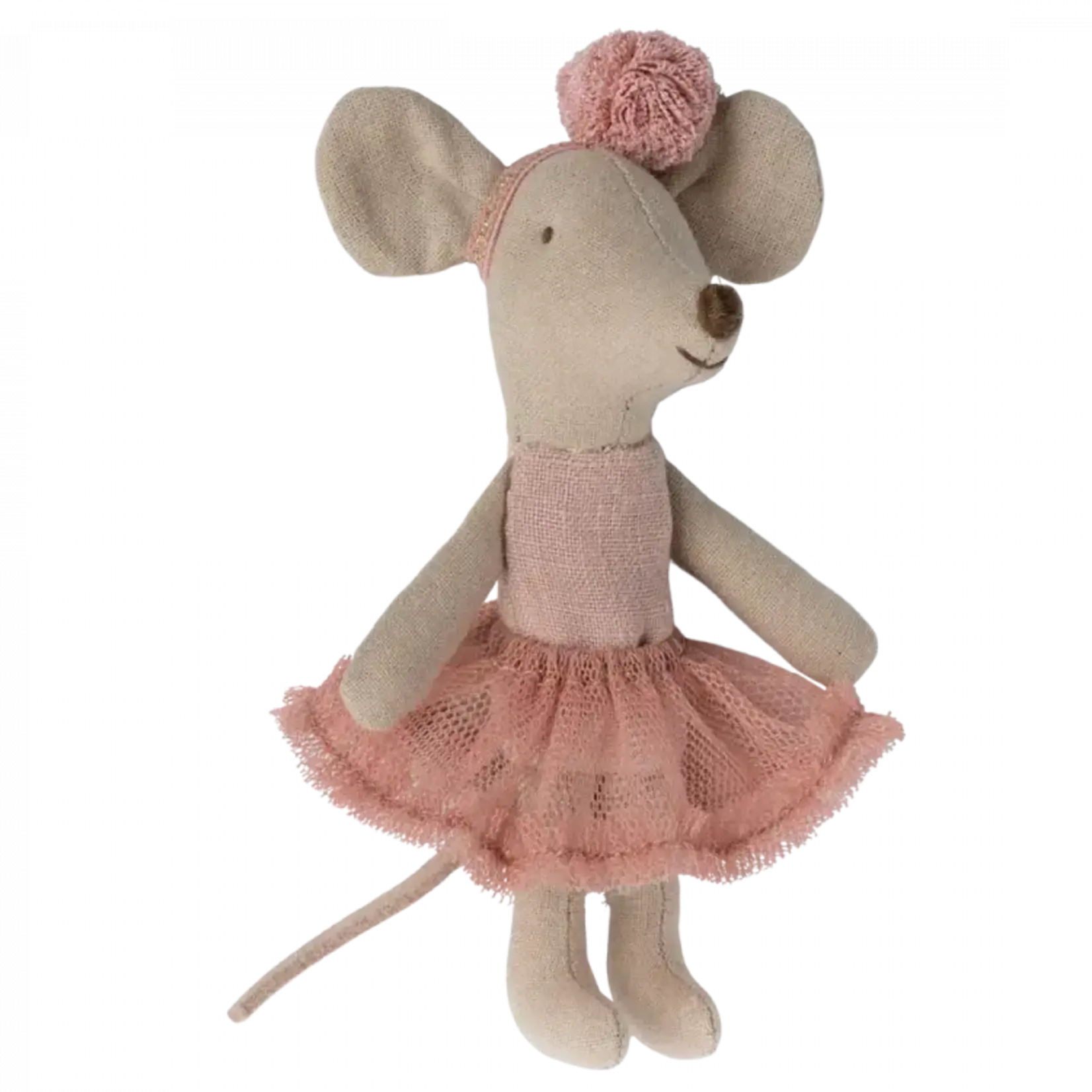 Maileg Little Sister, Ballerina Mouse Rose