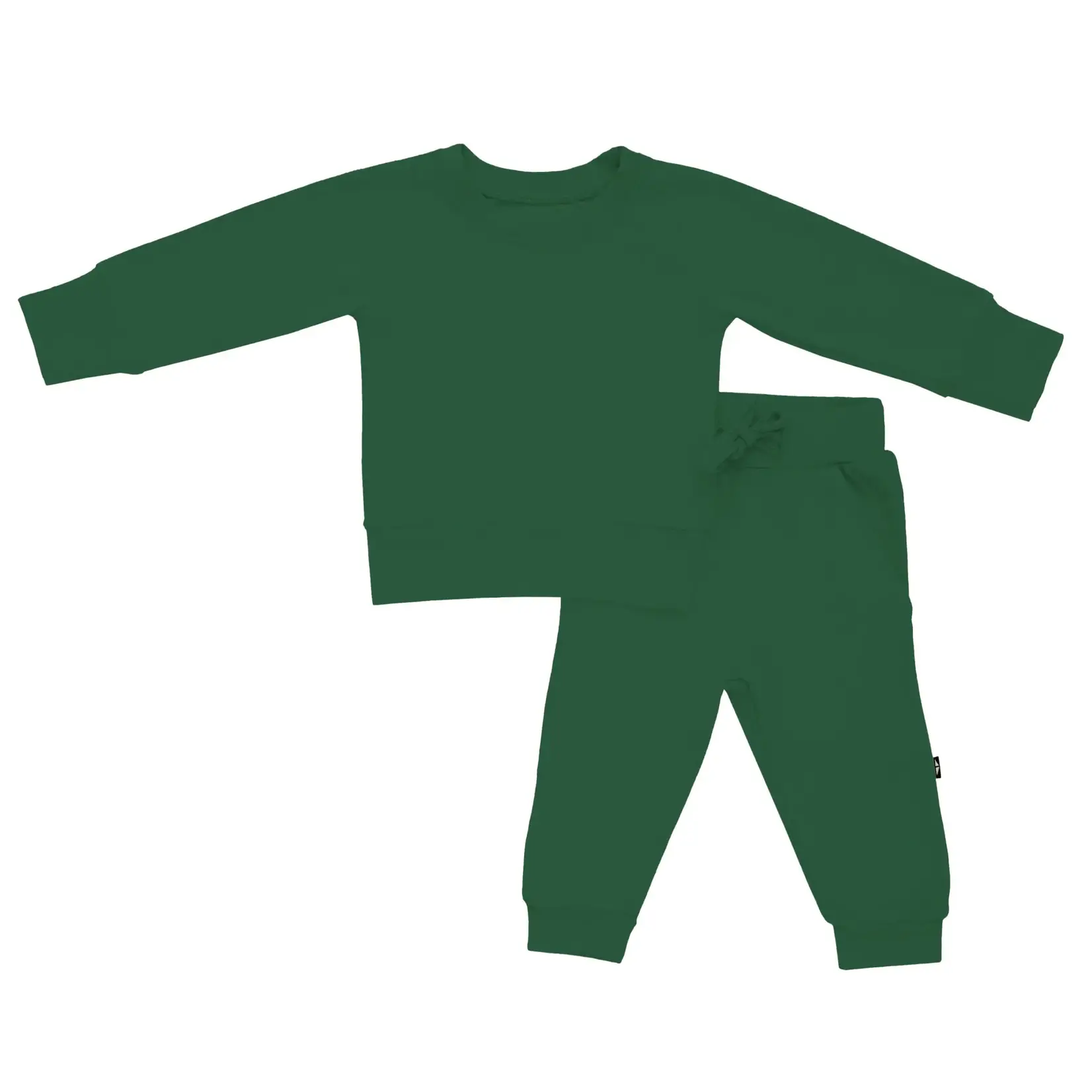 Kyte Baby Bamboo Jersey Jogger Set Forest