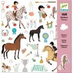Djeco Stickers Horses 160ct