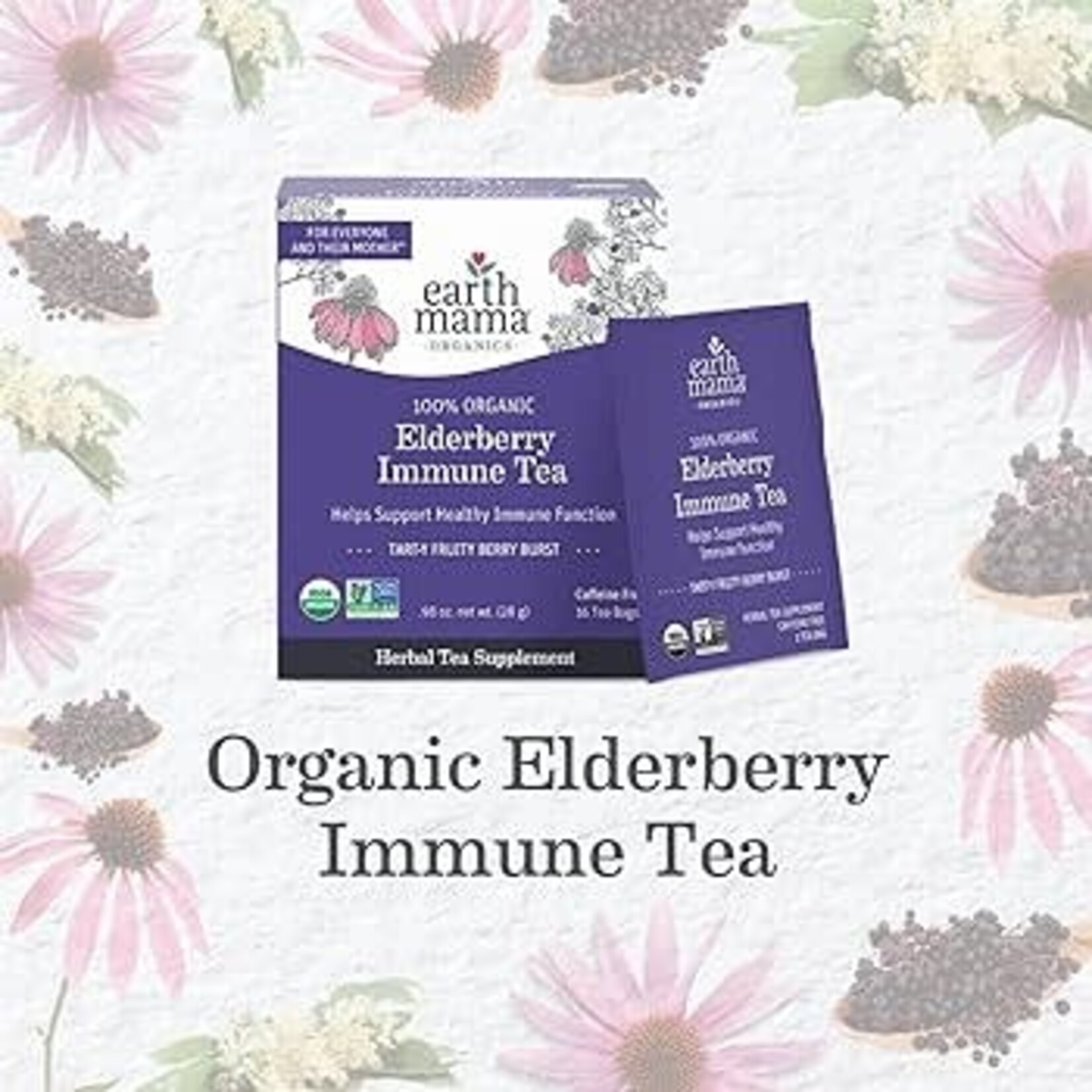 Earth Mama Organics Organic Elderberry Immune Tea