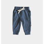 babysprouts clothing company Bamboo Joggers in Dusty Blue 6Y