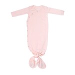 Copper Pearl Newborn Knotted Gown - Blush