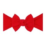 Baby Bling Bows Patterned Shabby Knot : Cherry/ Red Dot